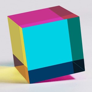 컬러 큐브 프리즘(4종류 선택)-광학유리