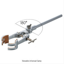 Slewable Universal Clamp, Slewing range 180。, Innovative Design180。좌우 회전형 클램프, 좌우 회전이 가능하여 이동이 편리함